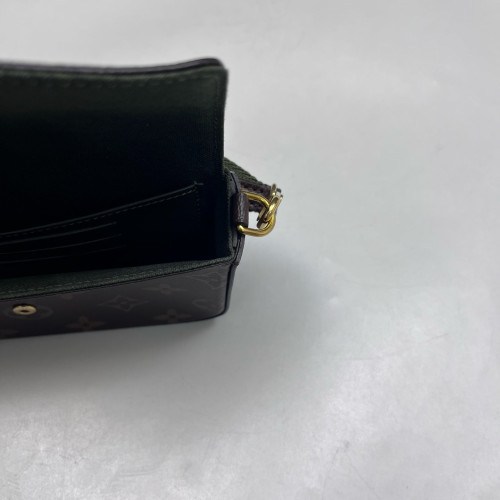 Louis Vuitton Felicie Strap & Go Monogram Brown Green