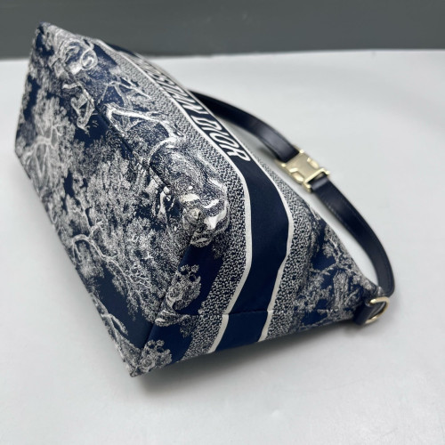 Dior Diortravel Nomad Pouch Canvas Navy Blue