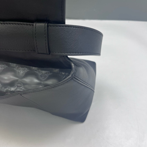 Balenciaga Downtown Shoulder Bag Smooth Calfskin Black