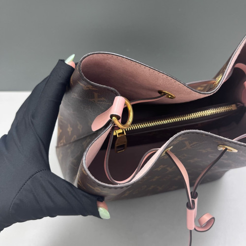 Louis Vuitton Neonoe MM Monogram Brown Pink