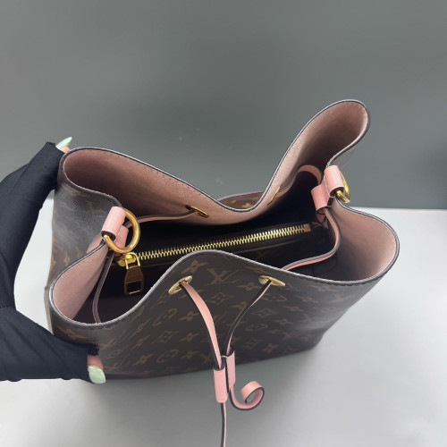 Louis Vuitton Neonoe MM Monogram Brown Pink