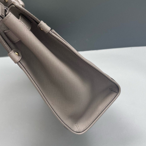 Salvatore Ferragamo Handbag Saffiano Calfskin Grey