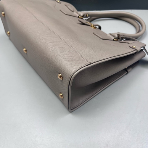 Salvatore Ferragamo Handbag Saffiano Calfskin Grey
