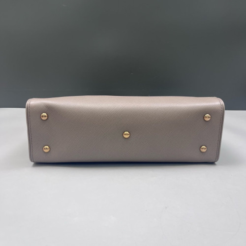 Salvatore Ferragamo Handbag Saffiano Calfskin Grey