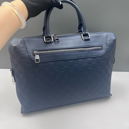 Louis Vuitton Avenue Soft Briefcase Damier Infini Blue