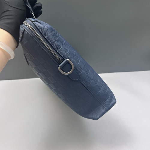Louis Vuitton Avenue Soft Briefcase Damier Infini Blue