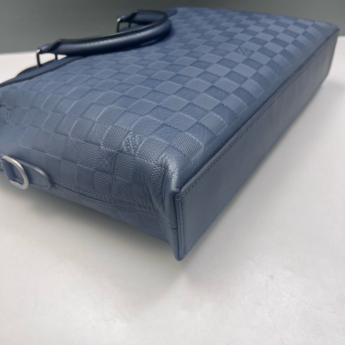 Louis Vuitton Avenue Soft Briefcase Damier Infini Blue