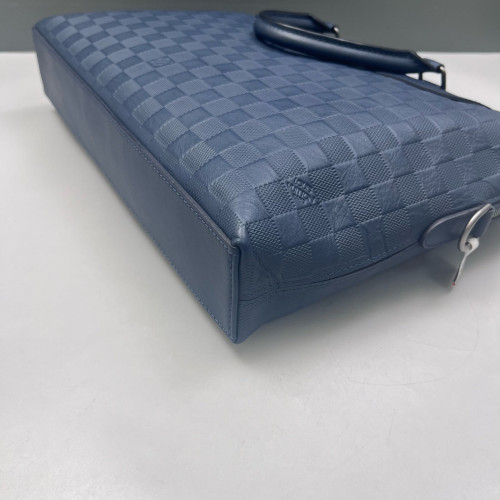 Louis Vuitton Avenue Soft Briefcase Damier Infini Blue