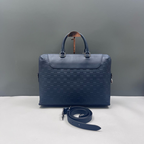 Louis Vuitton Avenue Soft Briefcase Damier Infini Blue