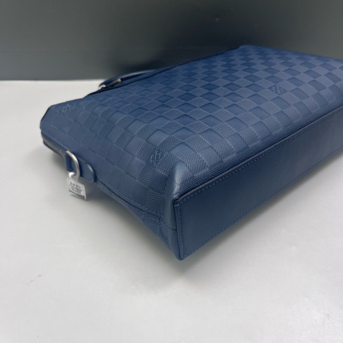 Louis Vuitton Avenue Soft Briefcase Damier Infini Blue