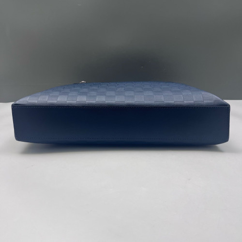 Louis Vuitton Avenue Soft Briefcase Damier Infini Blue