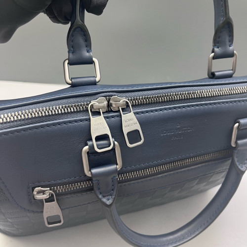 Louis Vuitton Avenue Soft Briefcase Damier Infini Blue
