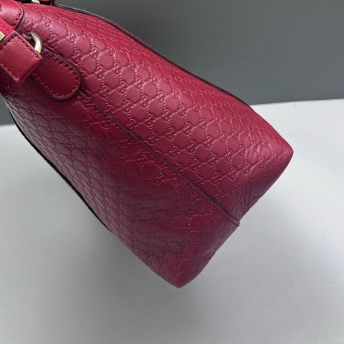 Gucci Tote Bag Microguccissima Red