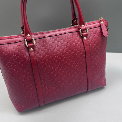 Gucci Tote Bag Microguccissima Red