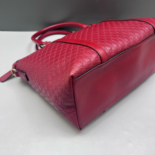 Gucci Tote Bag Microguccissima Red