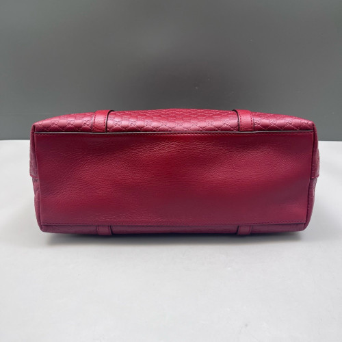 Gucci Tote Bag Microguccissima Red