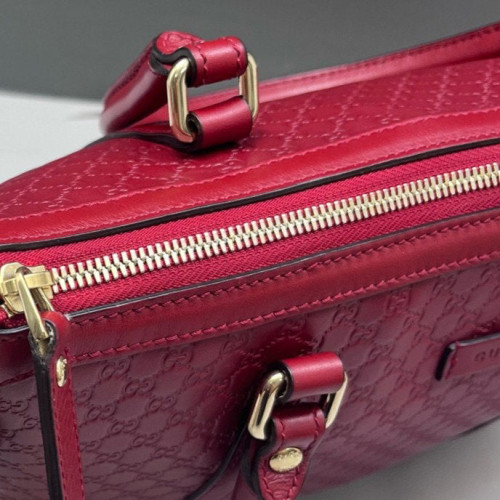 Gucci Tote Bag Microguccissima Red