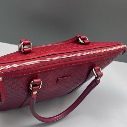 Gucci Tote Bag Microguccissima Red