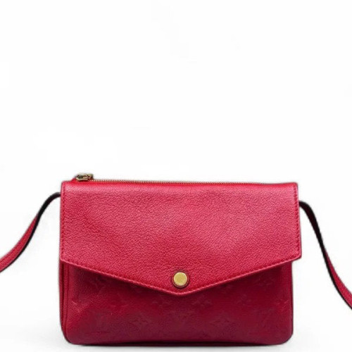 Louis Vuitton Twice Pochette Monogram Empreinte Red