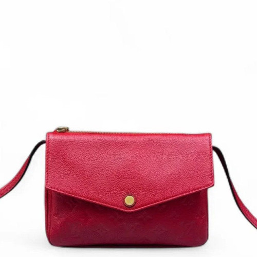 Louis Vuitton Twice Pochette Monogram Empreinte Red