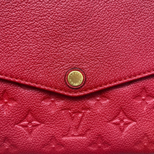 Louis Vuitton Twice Pochette Monogram Empreinte Red