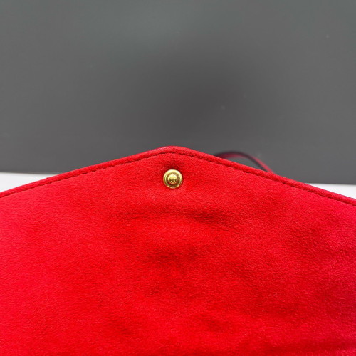 Louis Vuitton Twice Pochette Monogram Empreinte Red
