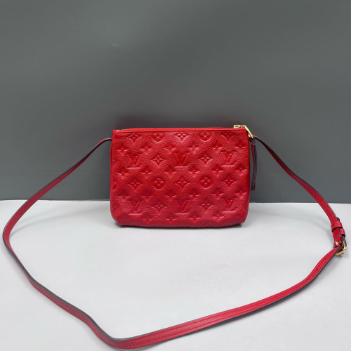 Louis Vuitton Twice Pochette Monogram Empreinte Red