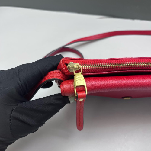 Louis Vuitton Twice Pochette Monogram Empreinte Red