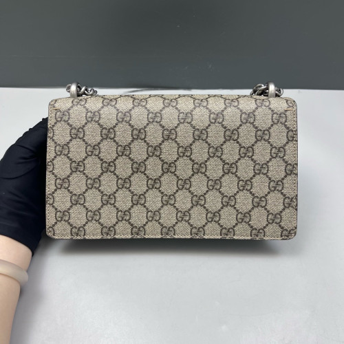 Gucci Small Dionysus GG Monogram Camel Beige Brown