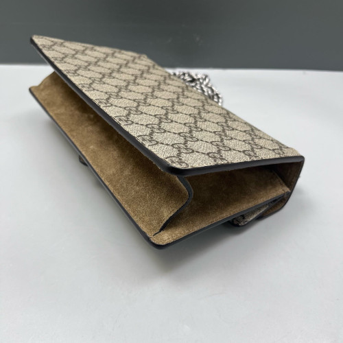 Gucci Small Dionysus GG Monogram Camel Beige Brown