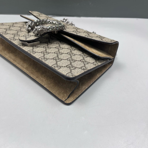 Gucci Small Dionysus GG Monogram Camel Beige Brown