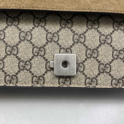 Gucci Small Dionysus GG Monogram Camel Beige Brown