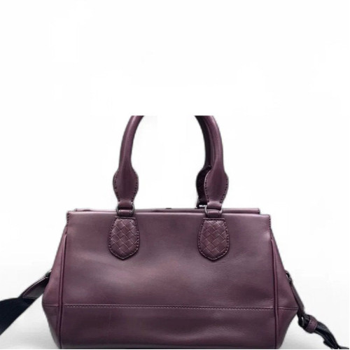 Bottega Veneta Two-Way Bag Calfskin Intrecciato Nappa Purple
