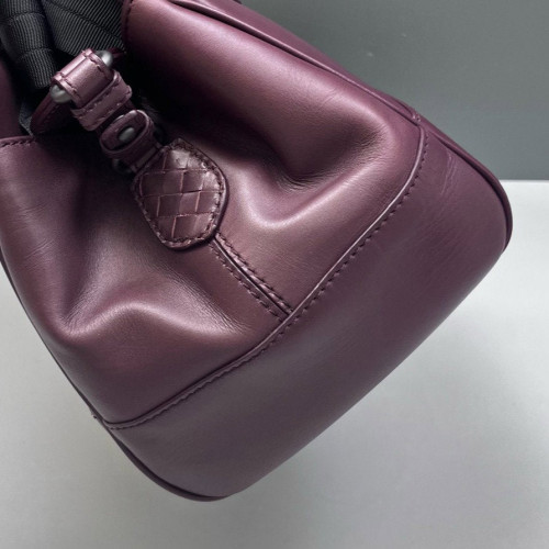 Bottega Veneta Two-Way Bag Calfskin Intrecciato Nappa Purple