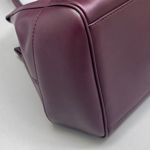 Bottega Veneta Two-Way Bag Calfskin Intrecciato Nappa Purple