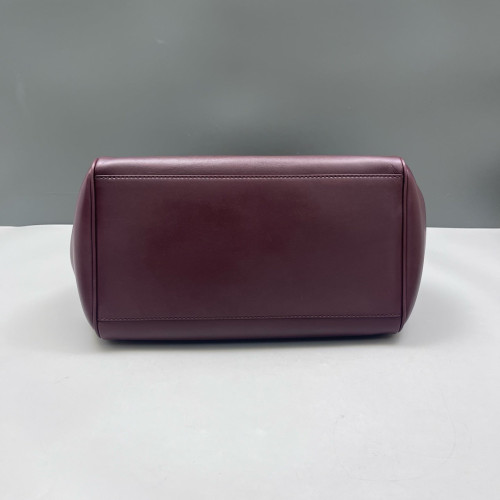 Bottega Veneta Two-Way Bag Calfskin Intrecciato Nappa Purple
