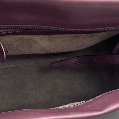 Bottega Veneta Two-Way Bag Calfskin Intrecciato Nappa Purple