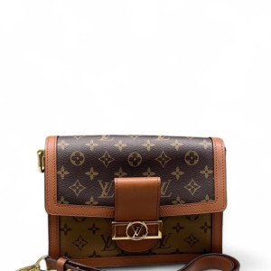 Louis Vuitton Dauphine MM Reverse Monogram Brown Louis Vuitton Dauphine MM Reverse Monogram Brown