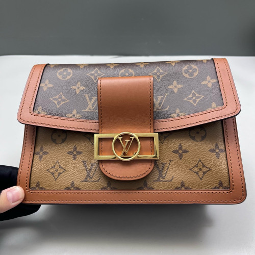 Louis Vuitton Dauphine MM Reverse Monogram Brown