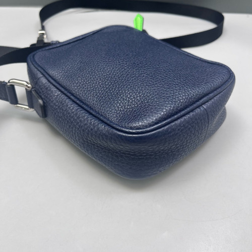 Fendi Small Camera Case Grained Calfskin Blue Green Fendi Small Camera Case Grained Calfskin Blue Green