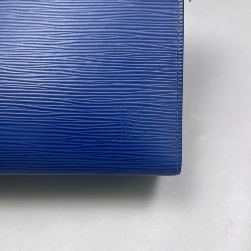 Louis Vuitton Pochette Voyage MM Epi Blue Black Red