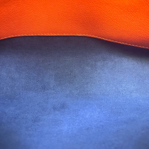 Louis Vuitton Pochette Voyage MM Epi Blue Black Red