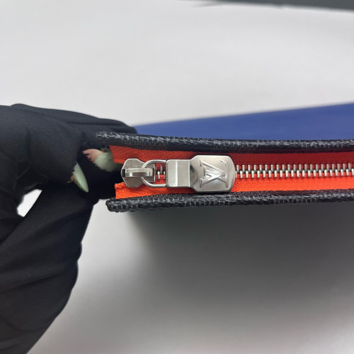 Louis Vuitton Pochette Voyage MM Epi Blue Black Red