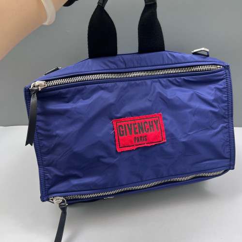 Givenchy Large Pandora Satchel Nylon Blue
