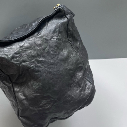 Givenchy Medium Pandora Satchel Crumpled Calfskin Black