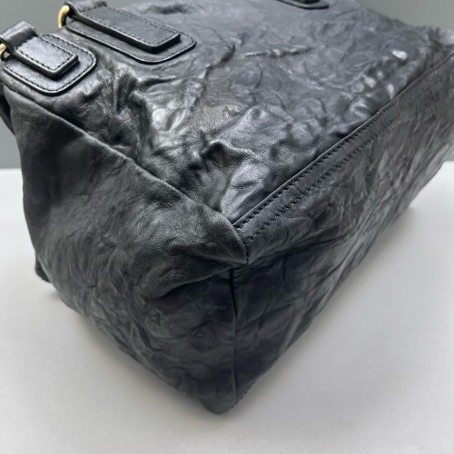 Givenchy Medium Pandora Satchel Crumpled Calfskin Black