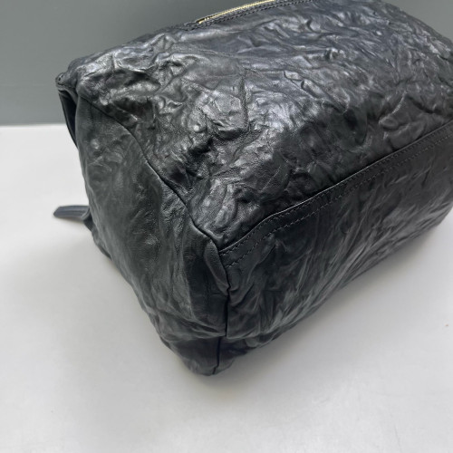 Givenchy Medium Pandora Satchel Crumpled Calfskin Black