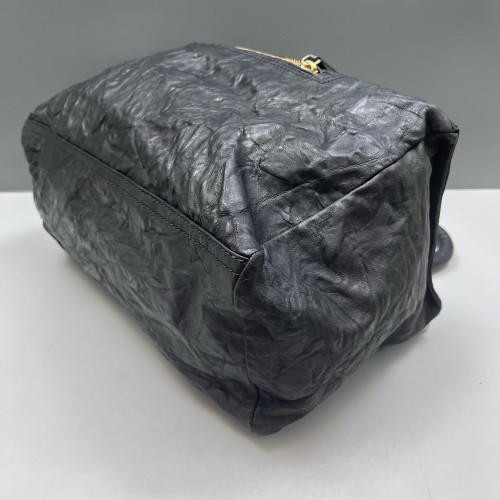 Givenchy Medium Pandora Satchel Crumpled Calfskin Black