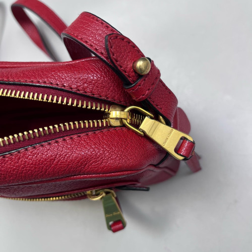 Miu Miu Camera Case Goatskin Red
