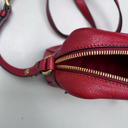 Miu Miu Camera Case Goatskin Red
